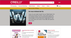 Desktop Screenshot of oreilly.de